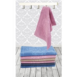 Özdilek, Ayak Havlusu Paspası Ornament Koyu Pembe 45x65 Cm