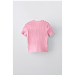 POINTELLE KNIT TOP