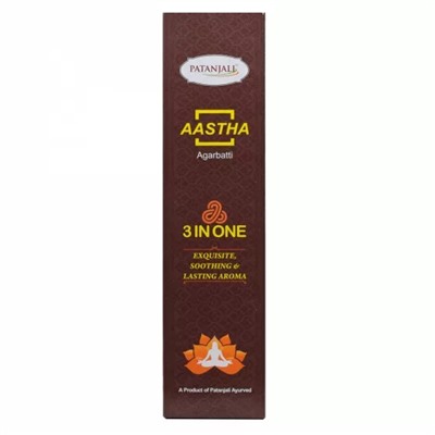 PATANJALI Aastha Royal 3-In-One  Благовоние 3 в 1 16г