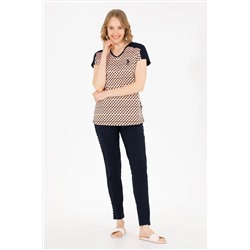Kadın Lacivert Pijama Takımı