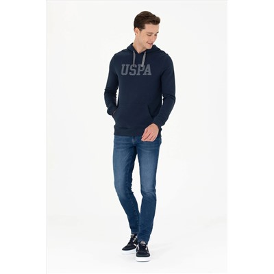 Erkek Lacivert Basic Sweatshirt