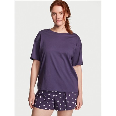 VICTORIA'S SECRET Cotton Short Tee-jama Set