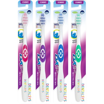 [DENTALSYS] Зубная щетка средней жесткости КЛАССИК BX Wave Classic, цвет в ассортименте