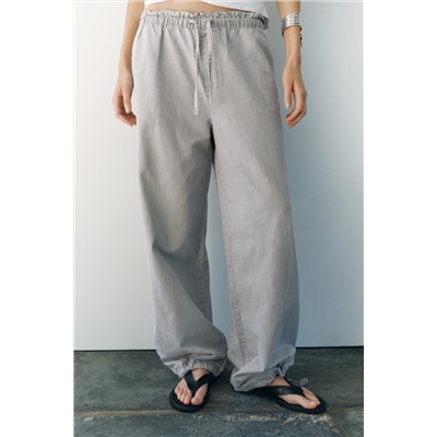 ZW COLLECTION LOOSE FIT LOW-RISE JEANS
