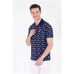 Erkek Lacivert Polo Yaka Tişört