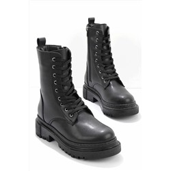 Bambi Siyah Kadın Bot & Bootie K02259028509