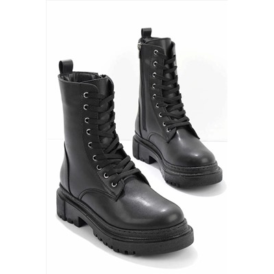 Bambi Siyah Kadın Bot & Bootie K02259028509