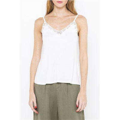 Camiseta de tirantes Beige