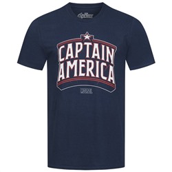 Captain America Archieve Herren T-Shirt FCMTS060NVY
