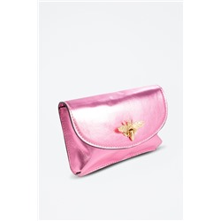Bandolera de piel Aquilonia - Rosa