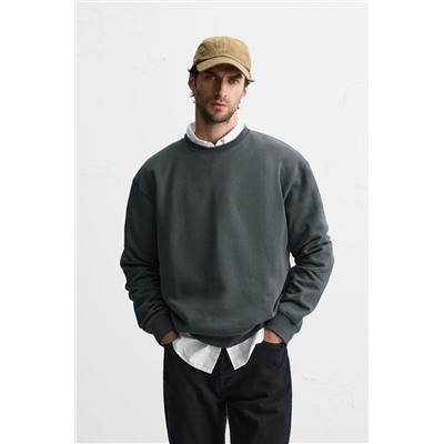 SUDADERA BÁSICA CREW NECK