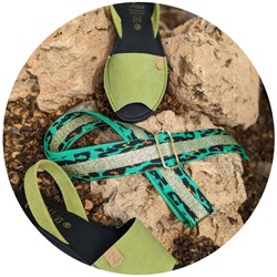 Ab.Zapatos • 3106-8 • pistacho+CINTURON BOLSOS (140)-25 (1) АКЦИЯ