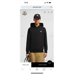 Мужская толстовка / худи  с капюшоном    Moncle*r
