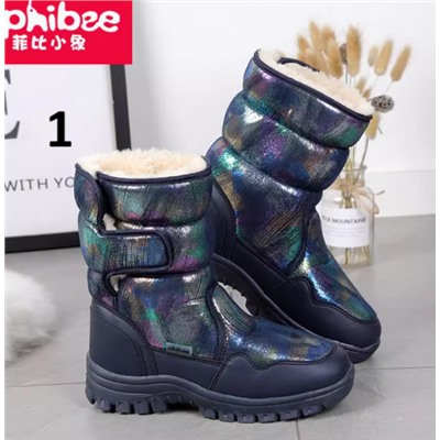 Зимние водонепроницаемые дутики на флисе