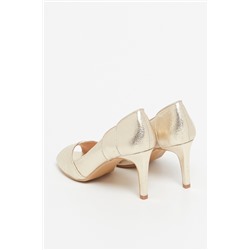 Zapatos de tacón Dorado