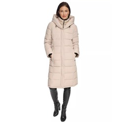 DKNY Women's Bibbed Hooded Puffer Coat