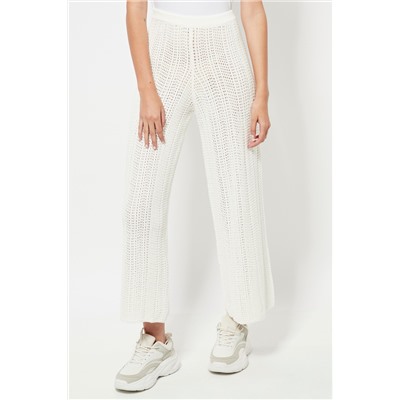 Pantalón 7/8 cintura alta - Blanco
