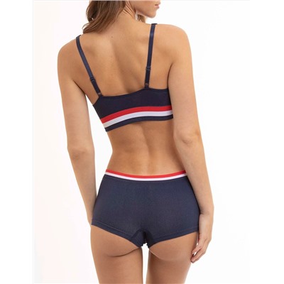 5 PACK SIGNATURE STRIPE SEAMLESS BOY SHORTS