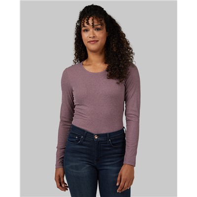 WOMEN'S SOFT RIB SCOOP TOP