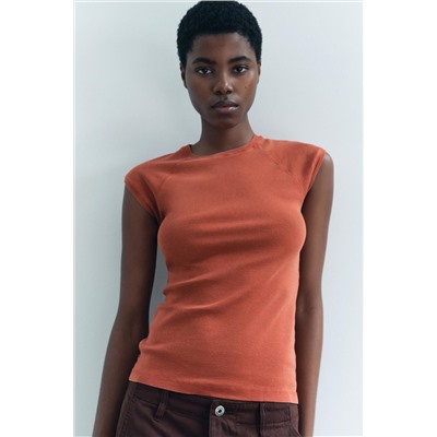 FADED COTTON T-SHIRT