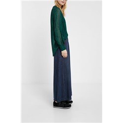 Doble blusa cruzada delantera
