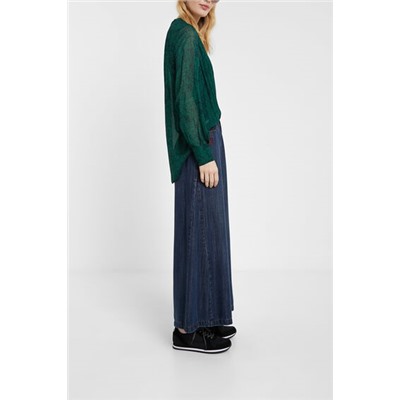 Doble blusa cruzada delantera