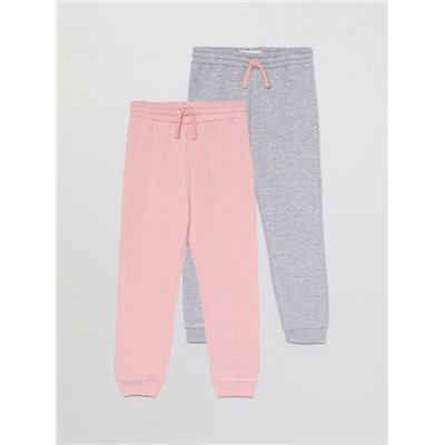 PACK OF 2 PAIRS OF BASIC TRACKSUITS BOTTOMS