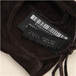 Женские замшевые перчатки без пальцев  ZAR*A