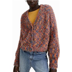 Chaqueta efecto pelo colores