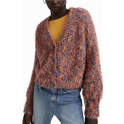 Chaqueta efecto pelo colores