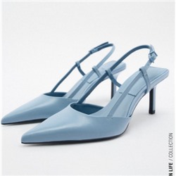 LEATHER SLINGBACK SHOES