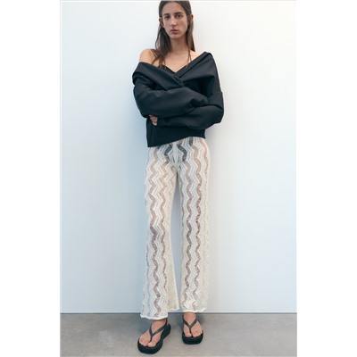 LEATHER FLATFORM SANDALS