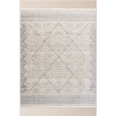 Banne Pamuklu Halı - Krem - 160x212 cm