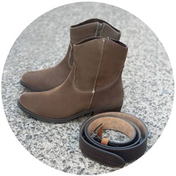 TEKILA 7103 Taupe+Ab.Zapatos Pelle NAPA (200-2-3) MARRON АКЦИЯ