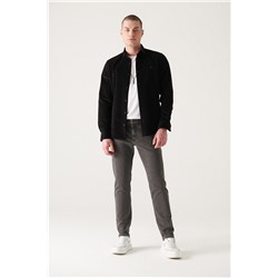 Gri Eskitme Yıkamalı Likralı Slim Fit Dar Kesim Jean Pantolon