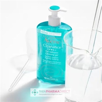 Avène Cleanance - Gel Nettoyant - Peaux Grasses à Imperfections - 100 ml