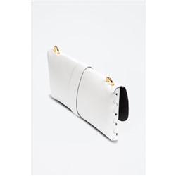 Bandolera de piel - Blanco - Firenze Artegiani