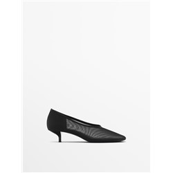 Zapato tacón rejilla