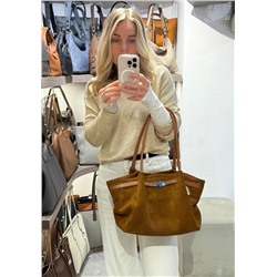 Сумка женская натуральная замша арт. 66083 Размер : 35*12*24