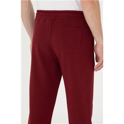 Erkek Bordo Eşofman Altı