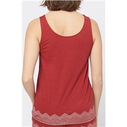 Top Ketty Rojo teja