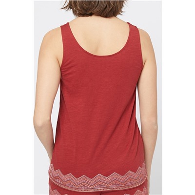 Top Ketty Rojo teja