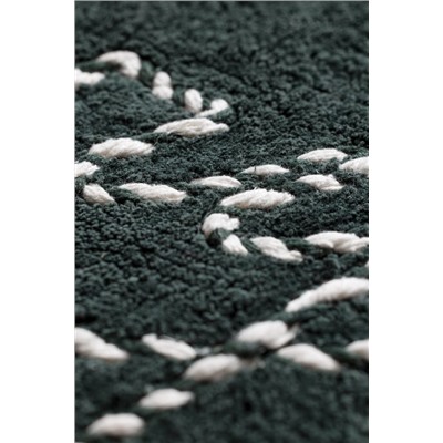 Espritmer Banyo Paspas - Yeşil/Beyaz - 50x80 cm