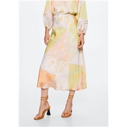 Falda estampado paisley -  Mujer | MANGO OUTLET Melilla