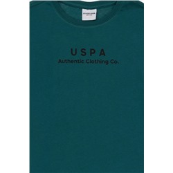 Erkek Çocuk Koyu Yeşil Comfort Basic Bisiklet Yaka Tişört