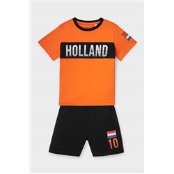 Shorty-Pyjama - Bio-Baumwolle - 2 teilig