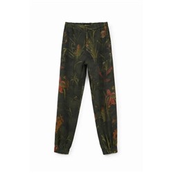 Pantalón jogger tencel estampado