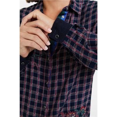 Camisa tartán flores
