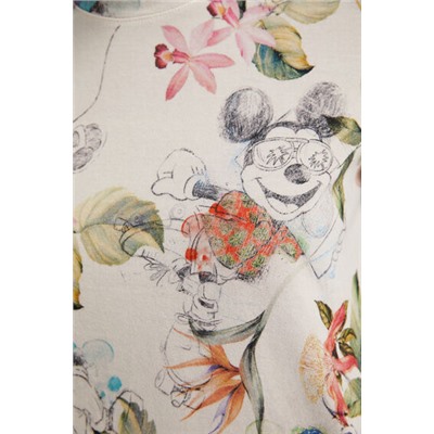 Camiseta tropical Mickey Mouse