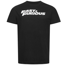 FAST & FURIOUS Logo Herren T-Shirt UNMTS047BLK